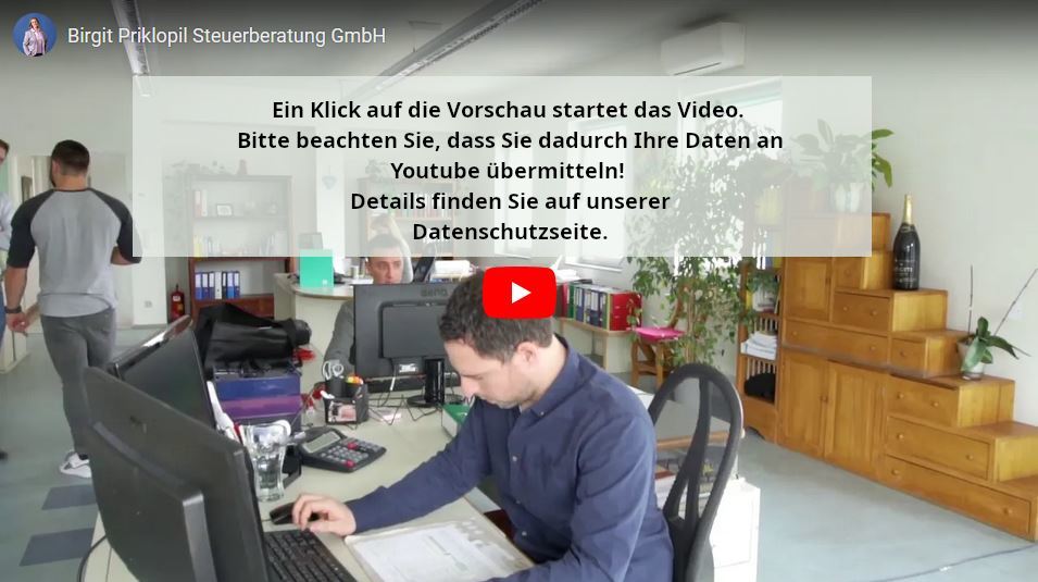 Steuerberatung Birgit Priklopil auf Youtube